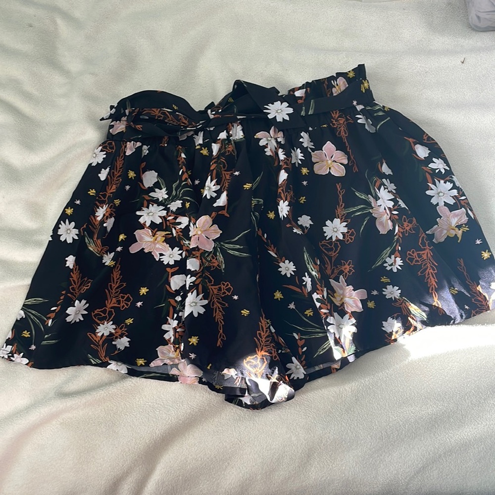 Flowy floral shorts, 3X, Shein Curve